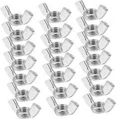 60pcs Stainless Steel Butterfly Nuts Assorted Easy Hand Fasteners for Mechanical and Electronic Applications and Versatile Design
