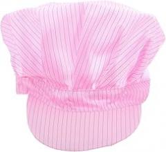 Didiseaon Anti-Static Breathable Work Cap for Food Industry and Electronics, Lightweight Dustproof Protective Hat, Pink Mesh Ventilated Safety Cap for Workshop and Cleanroom Use