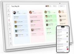 15.6 Inch Digital Calendar - Routines, Meal Planner, Task Scheduling. Reward Tracker, to Do List, HD Smart Touchscreen Interactive Electronic Calender - Wifi Home Planner Built-in Digital Photo Frame Function