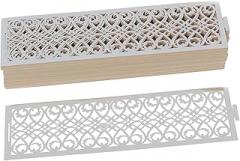 NUOBESTY 50pcs Paper Lampshade Pendant Light Shades Lampshade Candle Wraps Hollow Design Led Electronic Candle Holder Stylish and Functional Home Decor