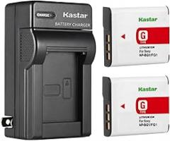 Kastar 2-Pack NP-BG1 Battery and AC Wall Charger Replacement for Sony Cyber-Shot DSC-W215, DSC-W220, DSC-W230, DSC-W270, DSC-W275, DSC-W290
