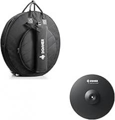 Donner Cymbal Bag Mute Cymbal for Electronic Drum Set, 13-inch
