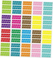 20sheets Self-Adhesive Cord Labels for Cable Management Durable Tags for Electronics Home Office and Car Use