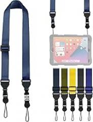 Nylon iPad Strap, Adjustable Camera Neck Strap, Comfortable Shoulder Strap for iPad, Cellphone Tablet, Camera, Laptop, Binocular, Luggage Bag(Royal Blue Universal Neck Lanyard)