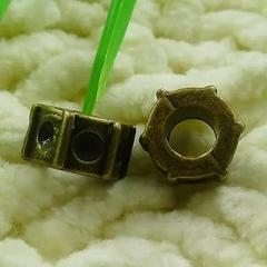 150 Pcs Bronze Plated Spacer Beads 10X6MM DIY Jewelry Making - Hypoallergenic Alloy Beads Personalized Accessories