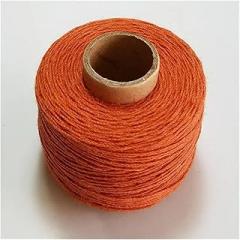 Colored Linen Thread 120m/roll Hemp Rope for Sewing Knitting Embroidery Crochet Accessories DIY (Color : Orange)