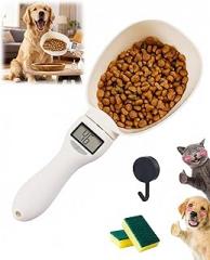 Electronic Measuring Spoon with Conversion,800/0.1g Precision Digital Electronic Measuring Spoon,Weigh G/Oz/Ml Adjustable Digital Kitchen Spoons Scale for Various Pet Foods (1PCS)
