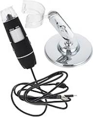 Handheld Digital USB Microscope 50x-500x with Silver Suction Cup Stand for School Science Observation and Home Magnifying Inspection Tool, Black Electronic Magnifier
