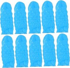 100Pcs Nitrile Finger Covers Wear Joint Sleeve Protectors for Electronics Comfortable Breathable Finger Coats for Injury Relief and Industrial Use