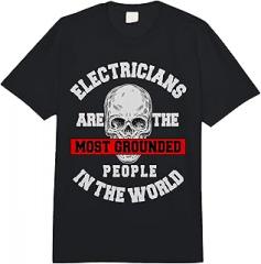 Electrician Electrical Repairman Electronics Technician Comfort Colors Adult Heavyweight T-Shirt
