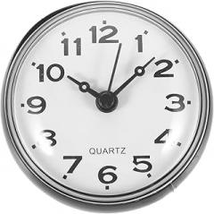 Waterproof Suction Cup Wall Clock for Bathroom and Kitchen, Black Non-Ticking Shower Clock with Fog-Resistant Electronic Display, Battery-Free Decorative Wall Timer