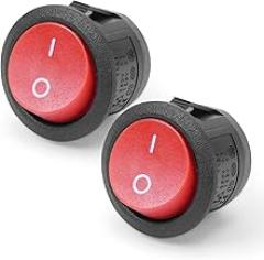 KEEPOW On Off Power Switch Compatible with Hoover Windtunnel UH70830 UH70825 UH70820 UH70805 UH70810 UH70816 UH71250 UH71230 UH71200 UH71013 Wind-Tunnel-2 Upright Vacuum Cleaner, 2 Pack