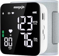 Blood Pressure Monitors for Home Use, maguja Rechargeable Blood Pressure Cuff Wrist Electronic Sphygmomanometer BP Monitors with Voice Broadcast, 180 Memory Storage for 2 Users