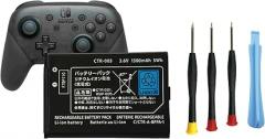 Battery CTR-003 Replacement for Nintendo Switch Pro Controller HAC-013 Fix Dead Power Issue + Tool