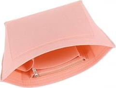 Multi-compartment Felt Tote Bag Organizer Insert with Multiple Pockets for Cosmetics Electronics Travel Items Purse Liner Replacement for Handbag Storage and Cleanliness Medium