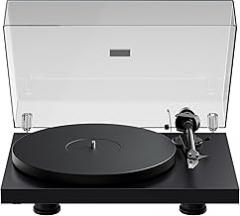 Pro-Ject Debut EVO 2, Next Generation Audiophile Turntable with Carbon Fiber tonearm, Electronic Speed Selection and pre-Mounted Pick it MM EVO Cartridge, Made in Europe (Black Satin)