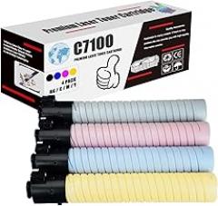 C7100 High Yield Replacement Toner Cartridge (with Chip) Compatible for Ricoh Toner Cartridge Work for Ricoh Pro C7100 C7110 Printers Combo Pack