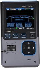 Handheld Oscilloscope Multimeter, 3 in 1 Transistor Tester Voltage Generator 48MSa s Sampling Rate 10MHz Bandwidth Electronic Component Tester with 2.8 Screen