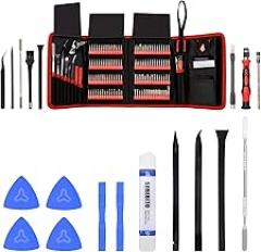 STREBITO Precision Screwdriver Set 142-Piece + 11-Piece Spudger Pry Tool Kit Bundle, Plastic & Metal Spudger Tool for iPhone, Laptop, iPad, Cell Phone, MacBook, Tablet, Computer, Electronics Repair