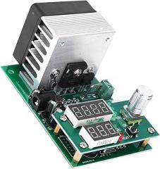 Dioche 60W Constant Current Electronic Load Tester Module with Dual Ball Bearings and IR Power Tube for Accurate Battery Capacity Testing and Reliable Load Aging – 30V 9.99A Display