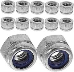 PRETYZOOM 100pcs Set Nut Set Locking Fasteners Easy to Install Replacement Nuts for Precision Machinery and Electronic Products