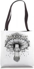 Fantastic festival thoughts Mushroom. Festival. Electronic music. Trip Tote Bag