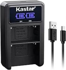 Kastar NP-F570 LED2 USB Battery Charger Compatible with Feelworld LUT5, LUT6, LUT6S, LUT7, LUT7S, LUT7 Pro, LUT7S Pro, P7, P7S, T7, P7 Plus, T756 DSLR Camera Field Monitor, Laizeske W1000S