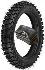 RedCap 90/100-14 Rear Tire with 3.00-14 Inner Tube - for Off-Road Motocross 125cc-150cc, Tao Tao, Apollo, Rfzx18, CRF80R, KLX125, RM80, YZ80, YZ85, TTR125 Pit Dirt Bike - Heavy Duty Tube and Tire Kit