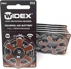 Generic Widex Hearing Aid Battery Size 312 (Pr41) (10 Packets = 60 Batteries)