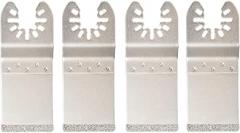 Ettonsun 4 Pcs Diamond Oscillating Tool Blade, Flush Cutting Oscillating Multitool Saw Blades for Grout Removal, Cleaning Mortar