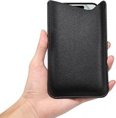 Leather Cell Phone Holster, Cell Phone Pouch Holder Men, 6.9