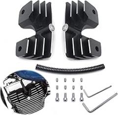 HTTMT- Headbolt Bridge Spark Plug Cover Compatible with '99-'17 Twin Cam-equipped w/electronic fuel injection [P/N: MT454-004A-MBK]