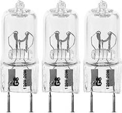 Feit Electric 20-Watt Xenon Halogen Light Bulb, Dimmable, 3000K Bright White, G8 Bi-Pin Base, 170 Lumens, 90+ CRI, Cool & Long-Lasting for Under Cabinet, Accent, Display, & Task Lighting, 3-Pack