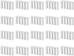 DMiotech 20 Pack 5 x 9 x 2.5 mm Aluminum Alloy Radiator Electronic Cooler Radiator for MOS and IC Chip
