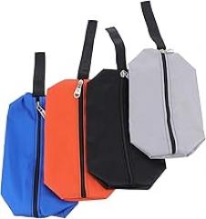 COHEALI 4pcs Portable Tool Bag Set with Thickened Oxford Cloth, Waterproof Zipper Pouch Organizer for Electronics, Hardware Storage, Travel and Maintenance, Includes Black, Blue, Gray,