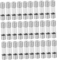 Zerodeko 100pcs Fast-Blow Glass Fuses Replacement for Household Electronics Easy Installation Circuit Versatile Use