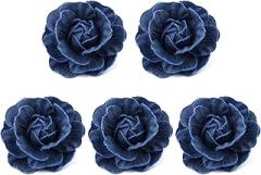 5Pcs/Lot Korea Fabric Flowers Hair Accessories Clothes Hats Dress Decoration Supplies