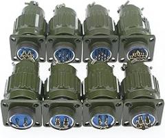 fengpeng 1set 21mm Y2M YP21 2/3/4/5/7/10/14/16 Pin Aviation Plug Socket Cable Joint Stepper Motor Aviation Connector Plug(7Pin)