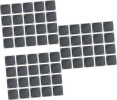 Uonlytech 60pcs Fan Mesh Covers PVC Strainer for Computer Cooling Protects Against Dirt Extends Fan Lifespan for Home Chassis and Electronics