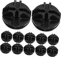 15Pcs Cube Storage Connectors Plastic Connectors for Modular Closet Organizer Wire Grid Cube Units Easy Installation for Efficient Storage