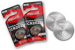 2 MAXELL CR2025 3 Volt Lithium Batteries (2 Batteries) Hologram Package EXP: 2020