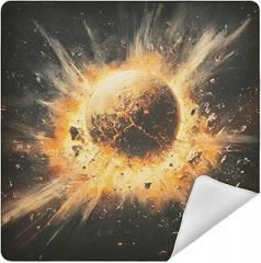 Space Planet Explosion Camera Protective Wrap, Anti-scratch Lens Protector Wrapper, Magic Self-Adhesive Cloth for Cameras/DSLR/Laptop/Electronic Accessories, S