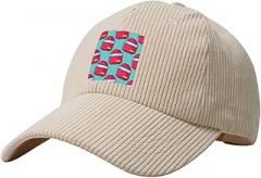 POOEDSO Seamless Pattern of Electronic Purifier Baseball Cap for Men Women Adjustable Corduroy Dad Hat Golf Hat