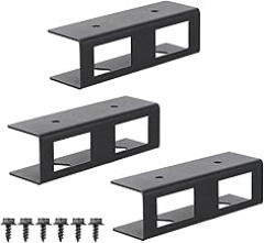 NUOBESTY -Desk Carbon Steel Laptop Storage Holder and Tablet Rack for Study Room, Black Notebook Mount for Desk Organization and Electronics Accessories