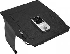 Center Console Gun Safe Vault - WASAI Vehicle Safe Vault Compatible with Ford F150 2015-2020, Anti-Theft High Security Armrest Lock Box with Electronic Keypad Lock.