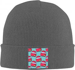 QIKLMMA Seamless Pattern of Electronic Purifier Beanie for Men Women Winter Knit Hats Cuffed Skull Cap Ski Hat