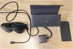 2025 Compatible for RayNeo Air 3S Pro XR Glasses with Type-C Hub Smart 3D Glasses 135-inch 1200nits 1920x1080 Private Cinema 120Hz Refresh Rate(Standard)