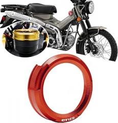 for CT125 2025 Motorcycle Accessories Instrument Panel Cover Electronic Display Protection Cover ct125 2021-2025 Motorcycle Accessories (red)