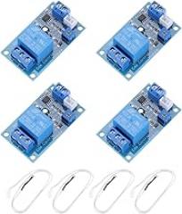 MECCANIXITY 4 Pcs DC 12V 1 Channel Relay Module Low Level Trigger for Electronics Industrial Home Automation