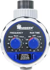 Water Timer Electronic Hose Sprinkler Garden Irrigation Controller Two Dial,No Water Pressure Required